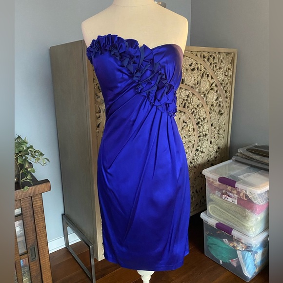 Maggy London Dresses & Skirts - [Maggy London] Cobalt Blue Strapless Dress
